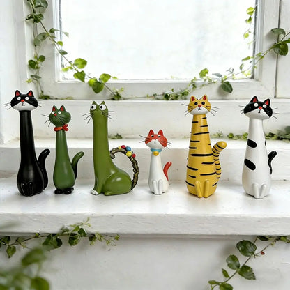 Purrfect Cat Vases