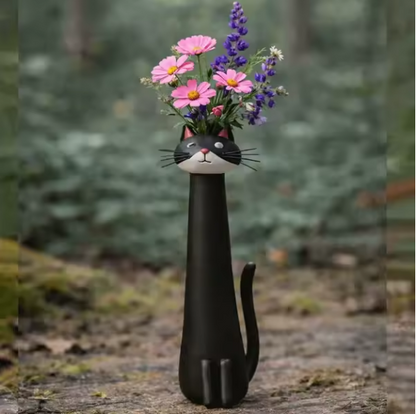 Purrfect Cat Vases