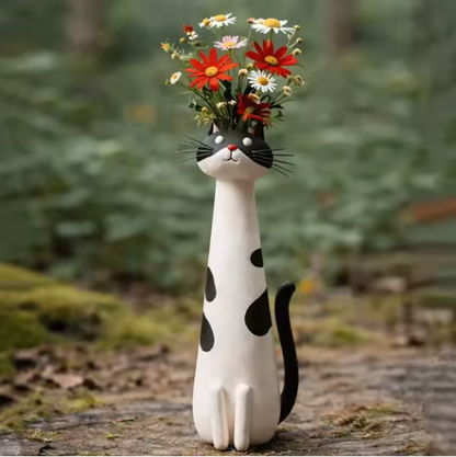 Purrfect Cat Vases