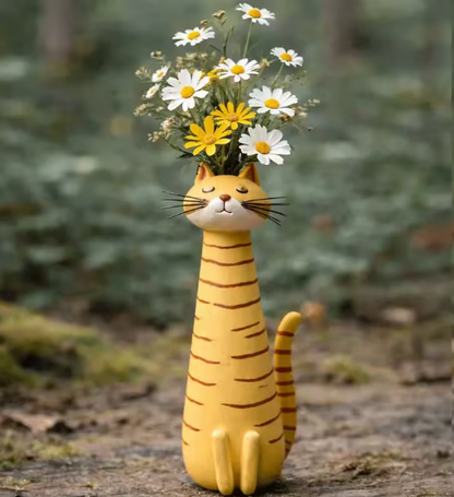 Purrfect Cat Vases
